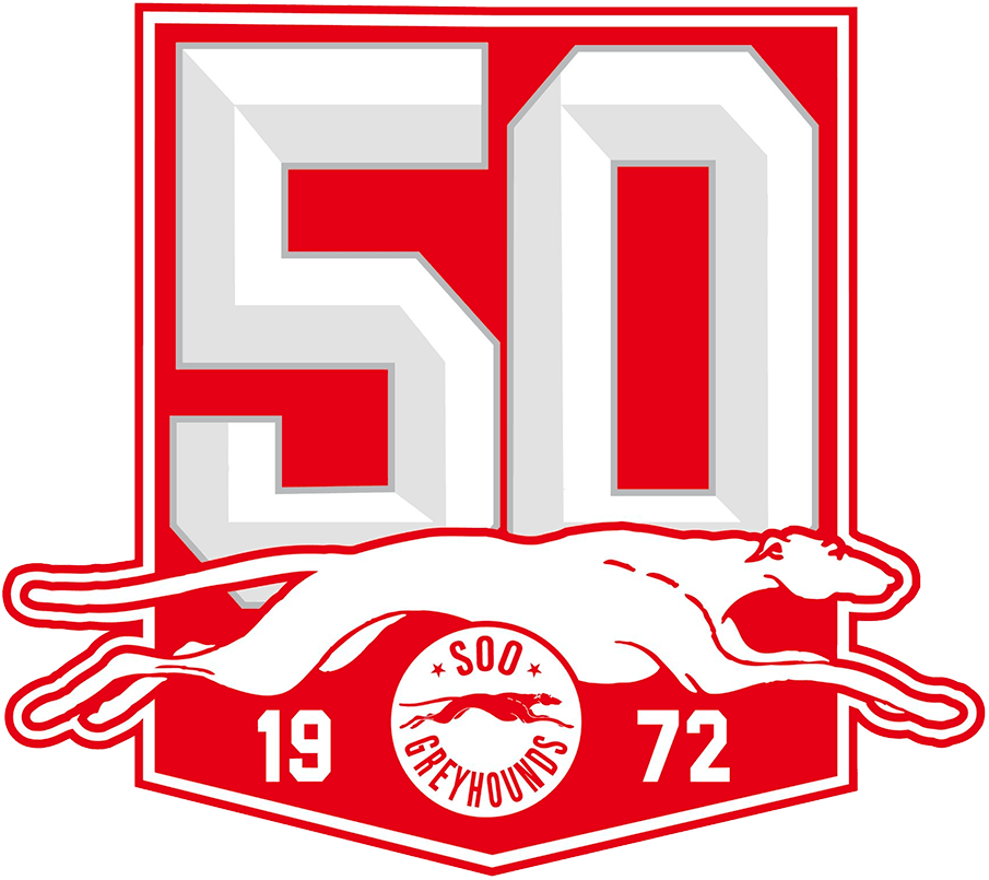 Sault Ste. Marie Greyhounds 2022 Anniversary Logo iron on transfers for clothing